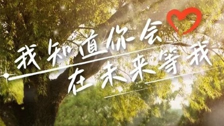 我知道你會(huì)在未來(lái)等我